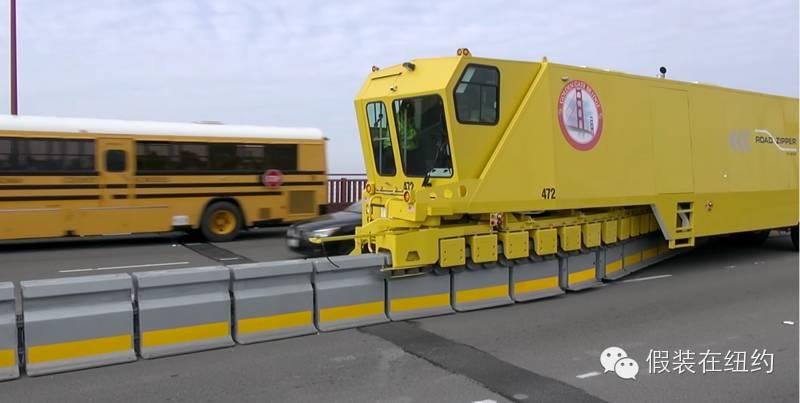 这个黄色的怪物,就是金门大桥的安全保障 这个黄色的怪物,就是金门大桥的安全保障