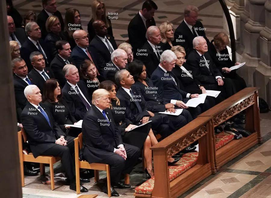 老布什的葬礼充满欢笑,纯粹、温暖、美好 老布什的葬礼充满欢笑,纯粹、温暖、美好