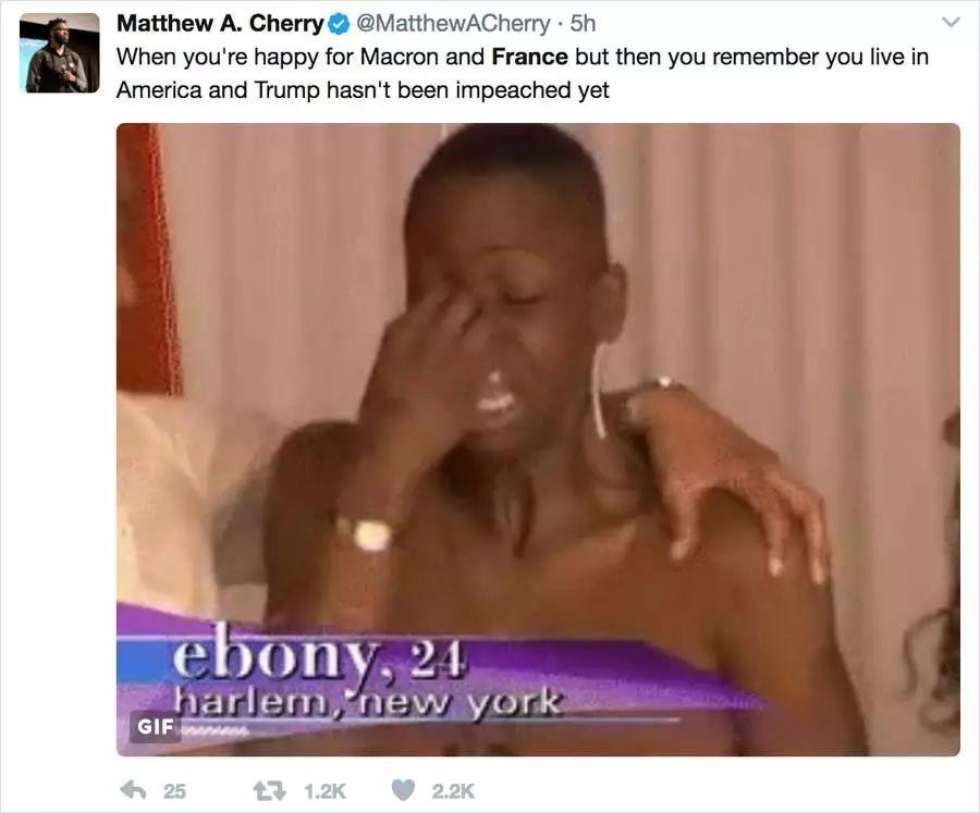 马克龙赢了,最不高兴的却是美国人。 马克龙赢了,最不高兴的却是美国人。