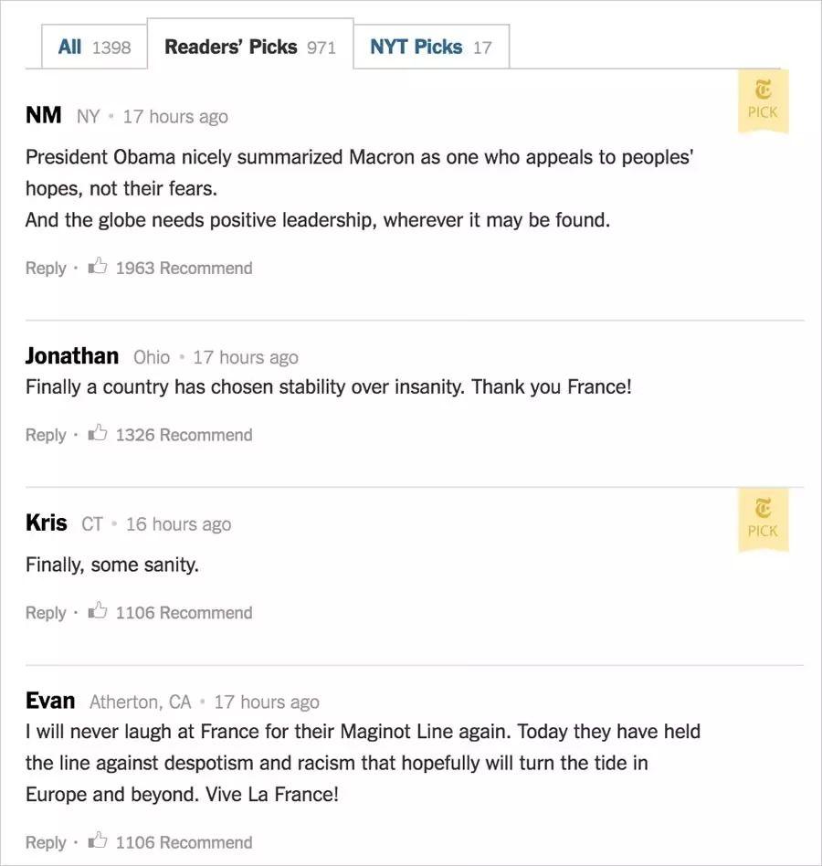 马克龙赢了,最不高兴的却是美国人。 马克龙赢了,最不高兴的却是美国人。