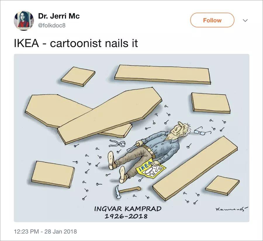 宜家创始人去世了,他告诉我的一个道理 宜家创始人去世了,他告诉我的一个道理