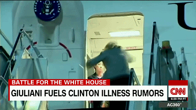 希拉里能撑到11月8日那一天吗?我真的开始担心了。 希拉里能撑到11月8日那一天吗?我真的开始担心了。