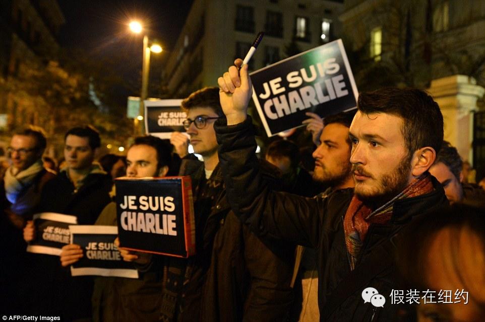 这是对言论自由的袭击,这是对全人类的宣战 这是对言论自由的袭击,这是对全人类的宣战