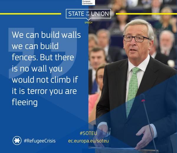 “在欧洲,几乎每个人都曾经是难民” “在欧洲,几乎每个人都曾经是难民”
