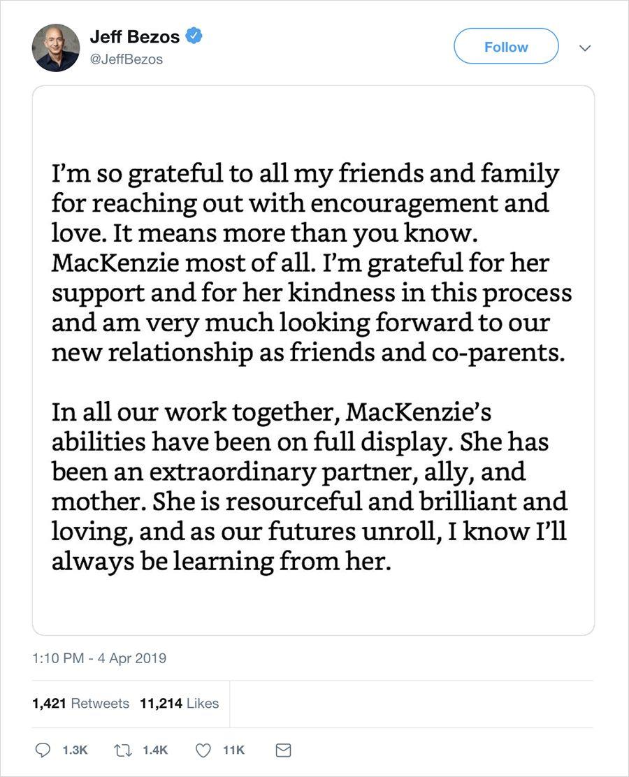 放弃这么好的前妻,亚马逊CEO贝索斯真的不会后悔吗 放弃这么好的前妻,亚马逊CEO贝索斯真的不会后悔吗