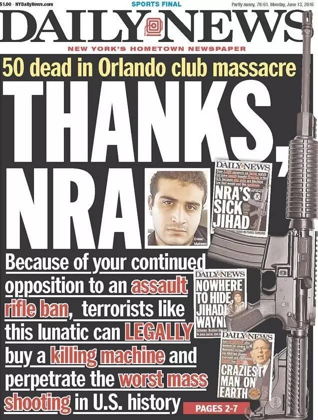 请收回你们伪善的哀思、祈祷和鸡汤,控枪,控枪,控枪!| 奥兰多枪击 请收回你们伪善的哀思、祈祷和鸡汤,控枪,控枪,控枪!| 奥兰多枪击