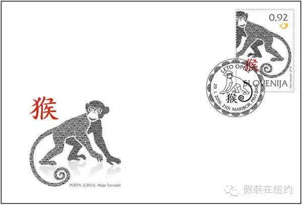 中国猴年已经被全世界的邮票设计师玩坏了 中国猴年已经被全世界的邮票设计师玩坏了