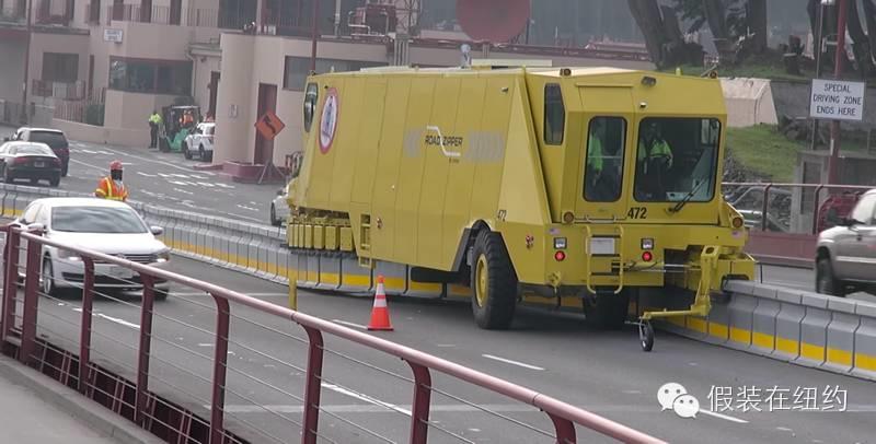 这个黄色的怪物,就是金门大桥的安全保障 这个黄色的怪物,就是金门大桥的安全保障