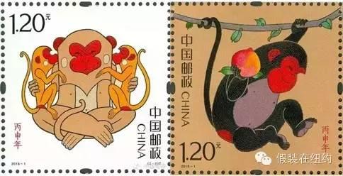 中国猴年已经被全世界的邮票设计师玩坏了 中国猴年已经被全世界的邮票设计师玩坏了