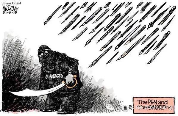 在他们的战友被屠杀以后,更多的漫画家拿起了武器 在他们的战友被屠杀以后,更多的漫画家拿起了武器